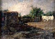 Maria Fortuny i Marsal Paesaggio oil on canvas